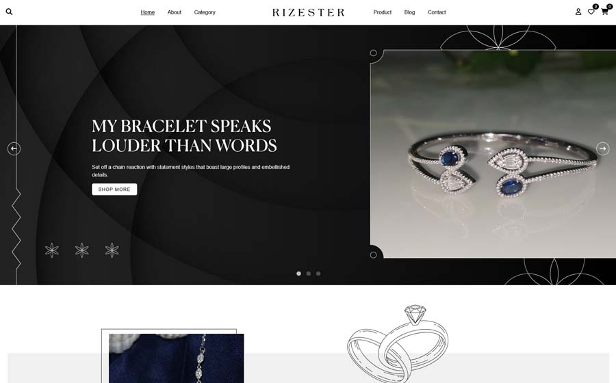 Rizester website screenshot